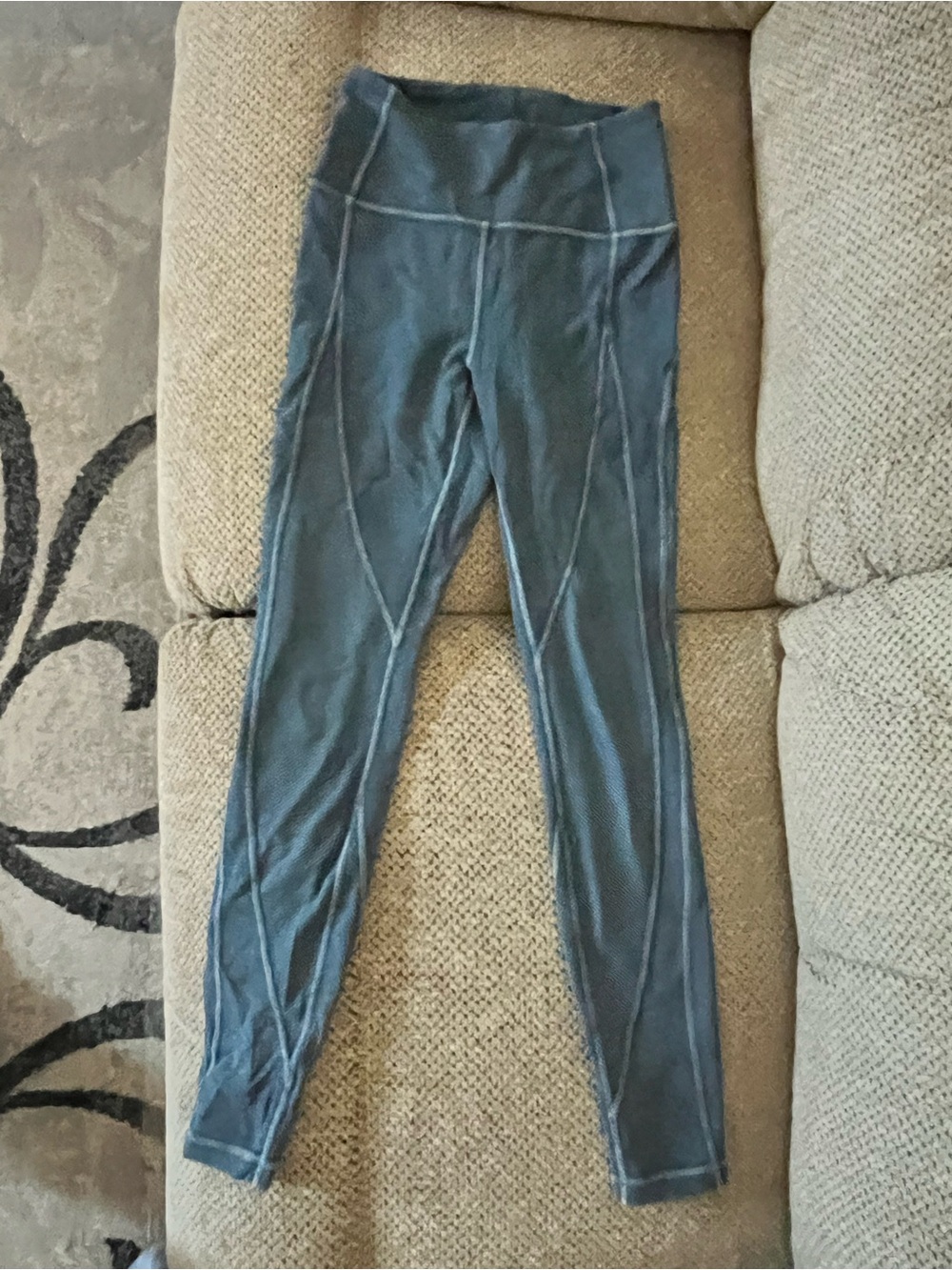lululemon athletica Sculpt High-Rise Leggings in Teal Blue